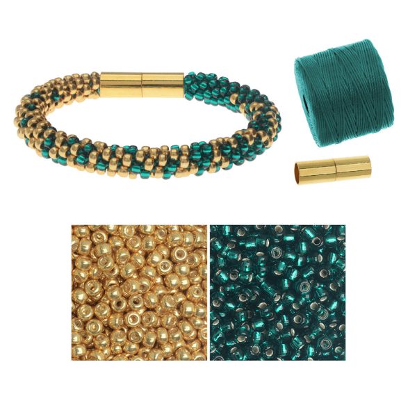 Refill - Graduated Kumihimo Bracelet in Luxe - Exclusive Beadaholique Jewelry Kit Fashion