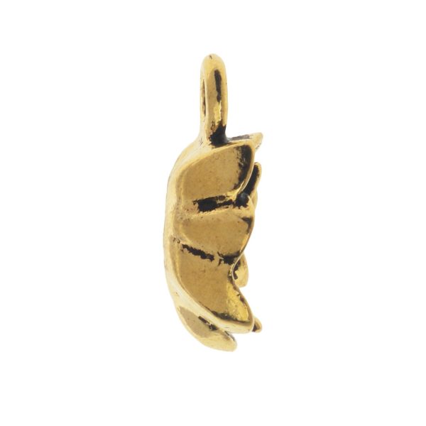 Metal Charm, Succulent with Loop 15x11.5mm, 1 Charm, Antiqued Gold, By TierraCast Online Sale - Image 2