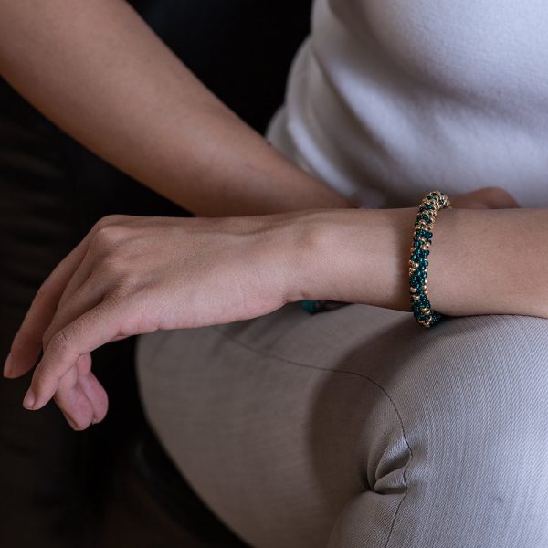 Graduated Kumihimo Bracelet in Luxe - Exclusive Beadaholique Jewelry Kit For Cheap - Image 5