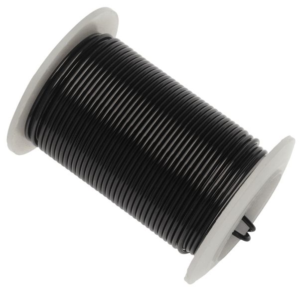 Wire Elements, Tarnish Resistant Black Color Coated Wire, 16 Gauge 8 Yards (7.3 Meters), 1 Spool Fashion