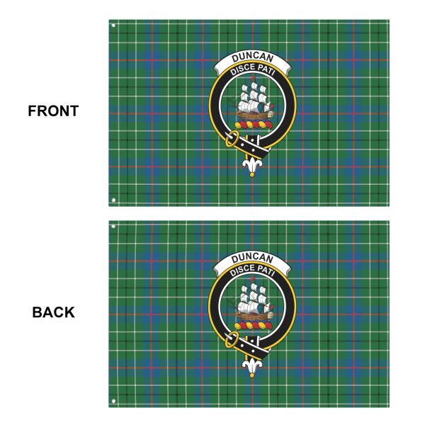 Duncan Ancient Tartan Crest House Flag Online now - Image 5