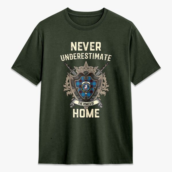 Home Ancient Tartan Crest 2D T-shirt - Never Underestimate Style For Cheap - Image 5