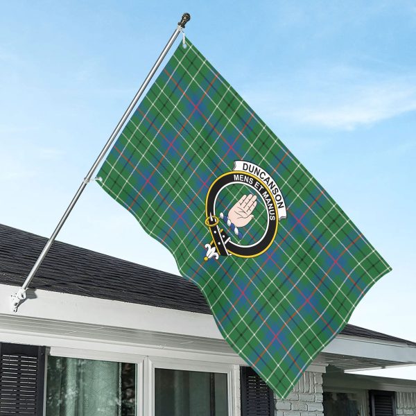 Duncanson Tartan Crest House Flag For Cheap