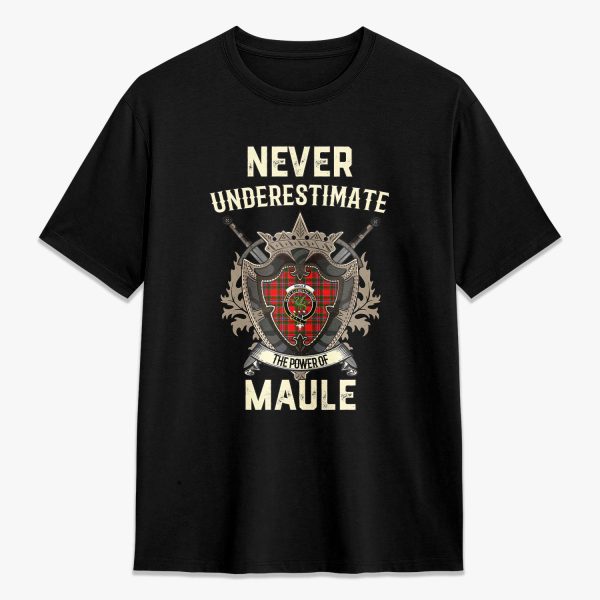 Maule Tartan Crest 2D T-shirt - Never Underestimate Style Online