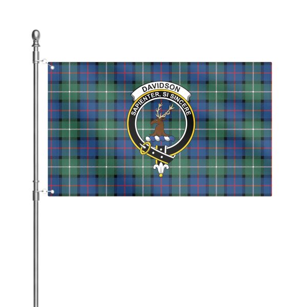 Davidson of Tulloch Tartan Crest House Flag Online Hot Sale - Image 2