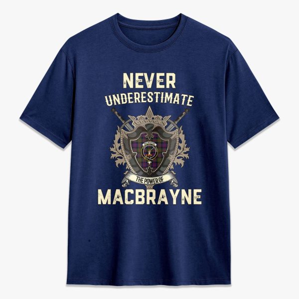 MacBrayne Tartan Crest 2D T-shirt - Never Underestimate Style For Discount - Image 3
