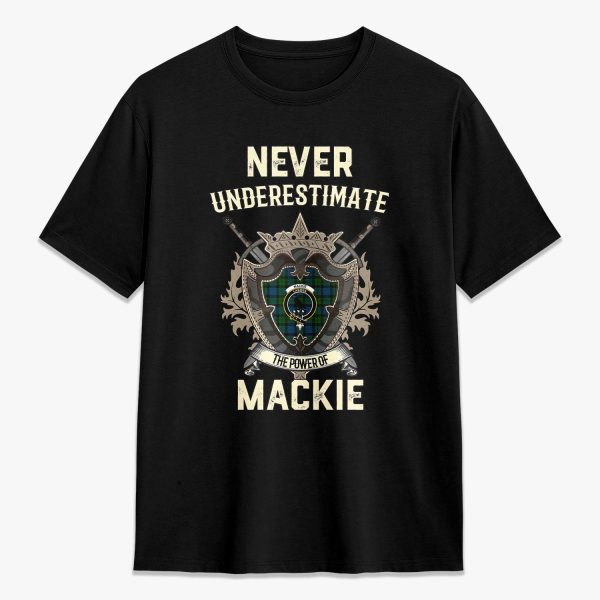 MacKie Tartan Crest 2D T-shirt - Never Underestimate Style Cheap