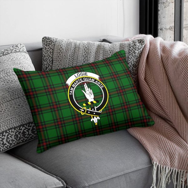Logie Tartan Crest Pillow Cover Online Sale - Image 5