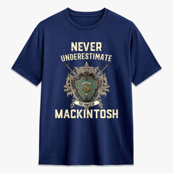 MacKintosh Hunting Ancient Tartan Crest 2D T-shirt - Never Underestimate Style Cheap - Image 3