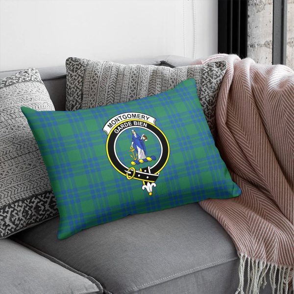 Montgomery Ancient Tartan Crest Pillow Cover Discount - Image 5