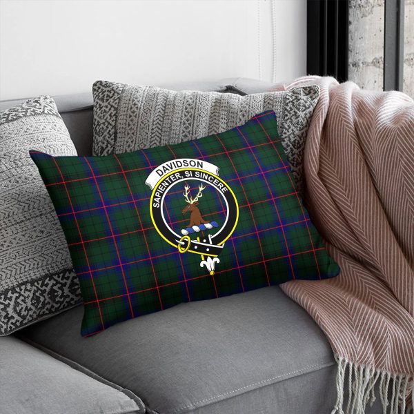 Davidson Modern Tartan Crest Pillow Cover Fashion - Image 5
