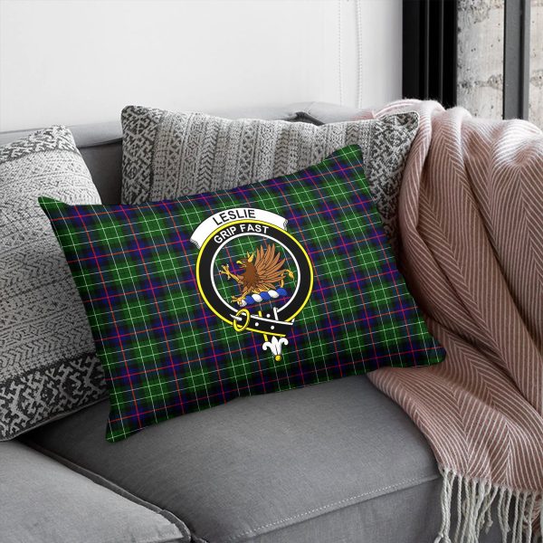 Leslie Hunting Tartan Crest Pillow Cover Online Hot Sale - Image 5