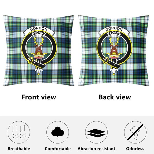 Gordon Dress Ancient Tartan Crest Pillow Cover Online - Image 4
