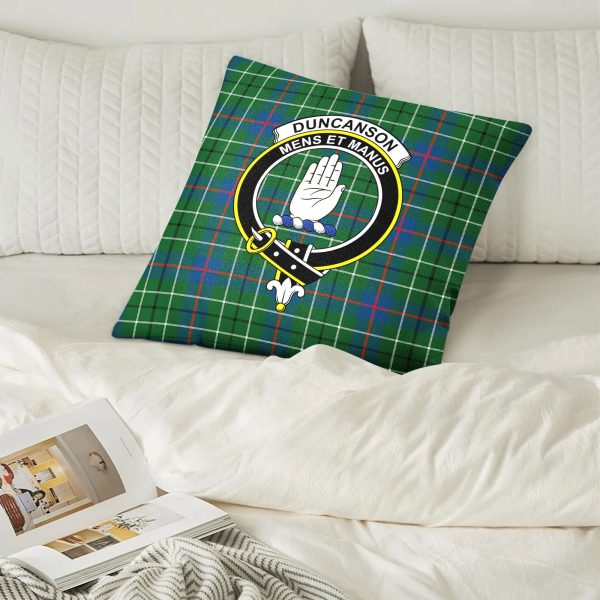 Duncanson Tartan Crest Pillow Cover Supply - Image 2