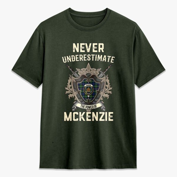 McKenzie Modern Tartan Crest 2D T-shirt - Never Underestimate Style Supply - Image 5