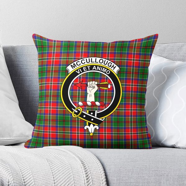 McCullough Tartan Crest Pillow Cover Online