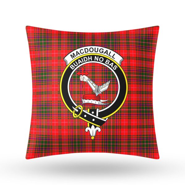 MacDougall Modern Tartan Crest Pillow Cover Fashion - Image 3
