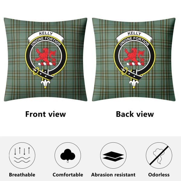 Kelly Dress Tartan Crest Pillow Cover on Sale - Image 4