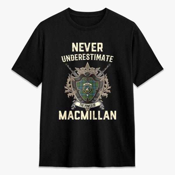 MacMillan Hunting Ancient Tartan Crest 2D T-shirt - Never Underestimate Style For Cheap