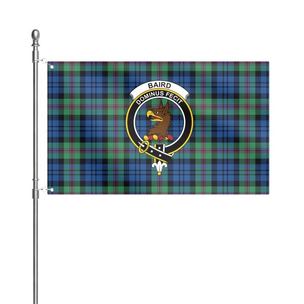 Baird Ancient Tartan Crest House Flag Online now - Image 2