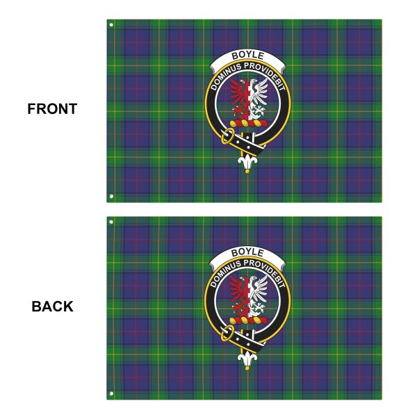 Boyle Tartan Crest House Flag Online - Image 5