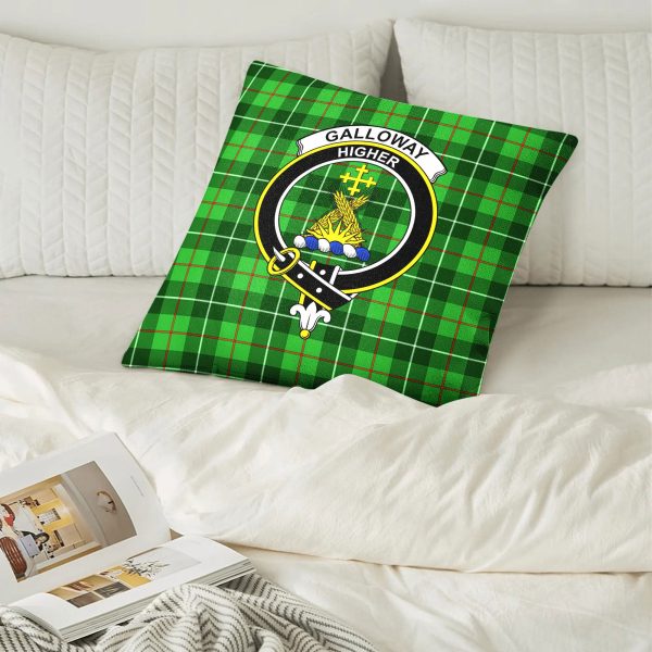 Galloway District Tartan Crest Pillow Cover For Discount - Image 2