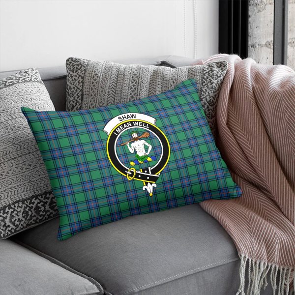 Shaw (of Sauchie) Ancient Tartan Crest Pillow Cover Sale - Image 5