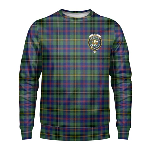 Wood Tartan Crest Personalized Sweatshirt Discount