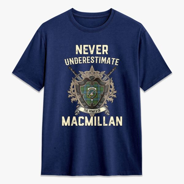 MacMillan Hunting Ancient Tartan Crest 2D T-shirt - Never Underestimate Style For Cheap - Image 3