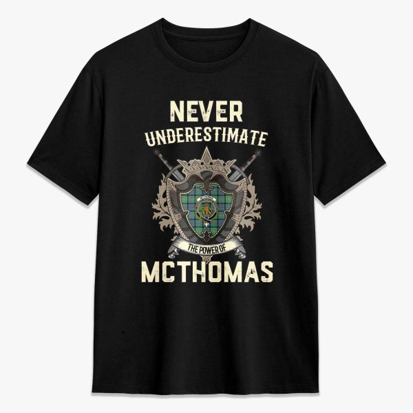 McThomas Ancient Tartan Crest 2D T-shirt - Never Underestimate Style Online Hot Sale
