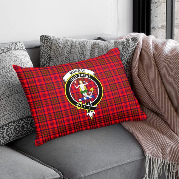 Murray (of Dysart) Tartan Crest Pillow Cover Hot on Sale - Image 5