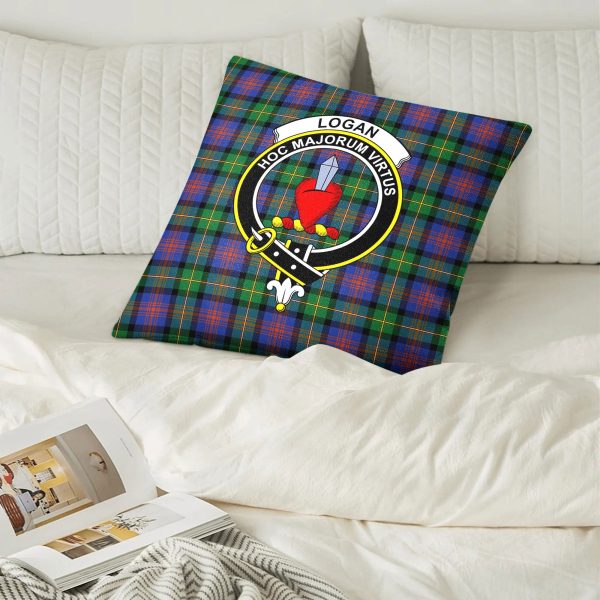 Logan Ancient Tartan Crest Pillow Cover Discount - Image 2