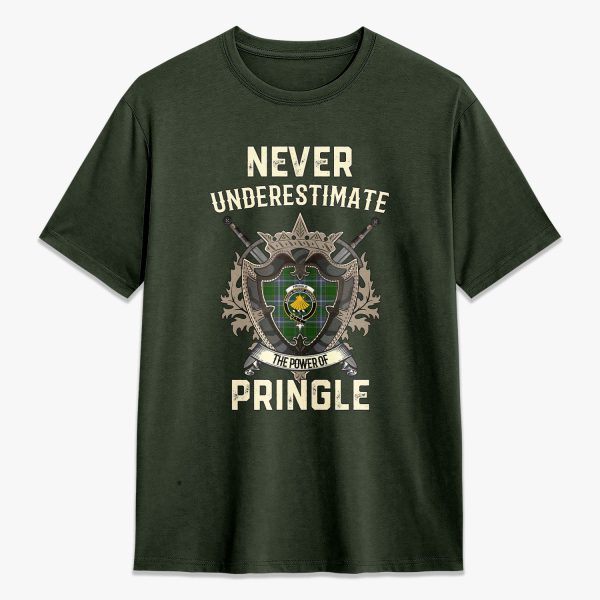 Pringle Tartan Crest 2D T-shirt - Never Underestimate Style Supply - Image 5