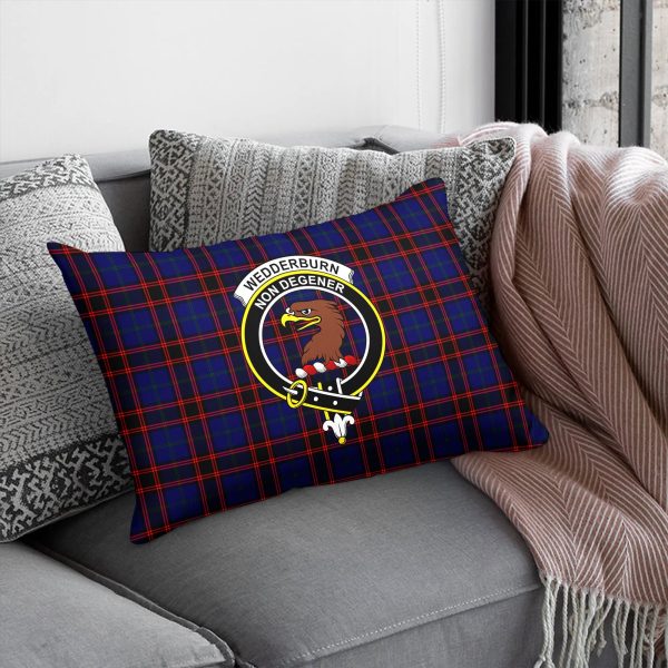 Wedderburn Tartan Crest Pillow Cover Cheap - Image 5