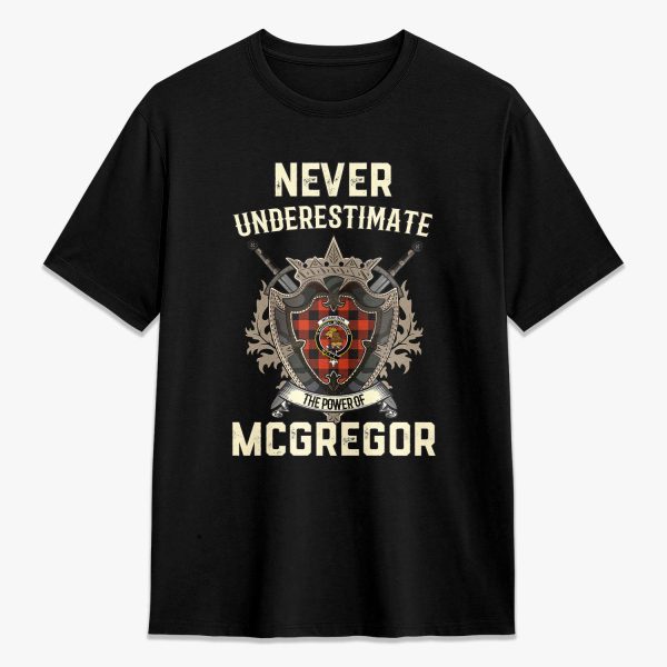 McGregor Rob Roy Ancient Tartan Crest 2D T-shirt - Never Underestimate Style For Cheap
