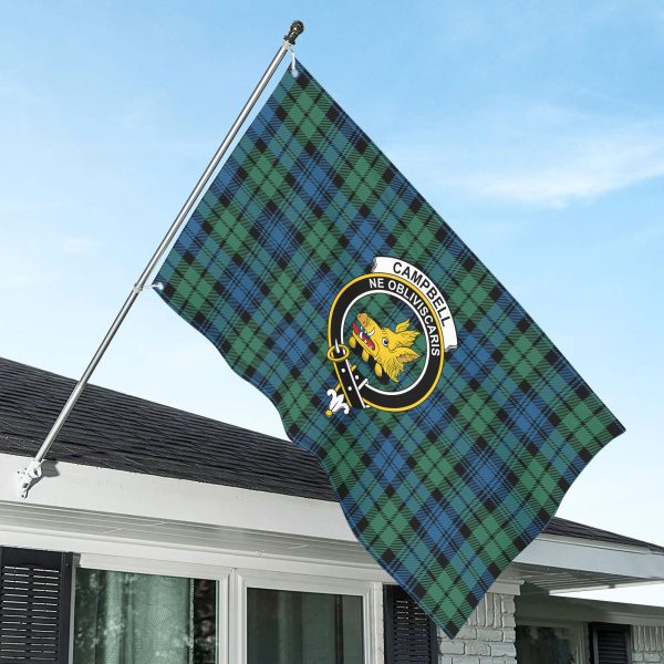 Campbell Ancient 02 Tartan Crest House Flag Fashion