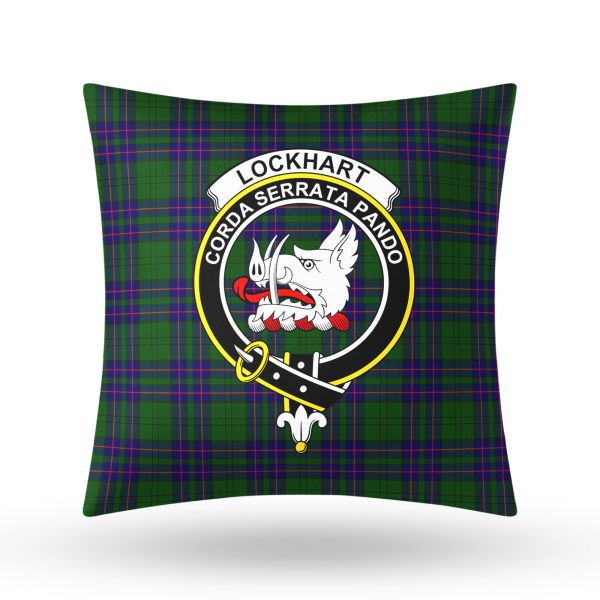 Lockhart Modern Tartan Crest Pillow Cover Online Hot Sale - Image 3