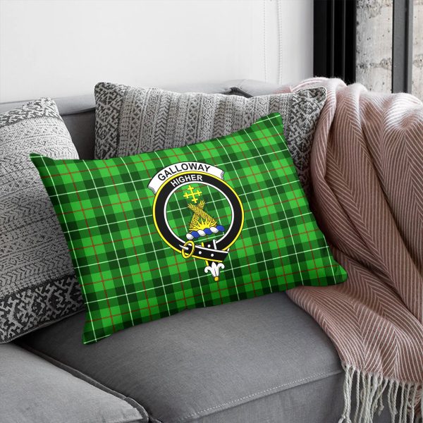 Galloway District Tartan Crest Pillow Cover For Discount - Image 5