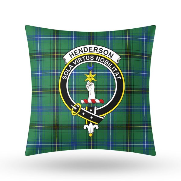 Henderson Ancient Tartan Crest Pillow Cover For Cheap - Image 3