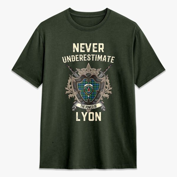 Lyon Tartan Crest 2D T-shirt - Never Underestimate Style Supply - Image 5