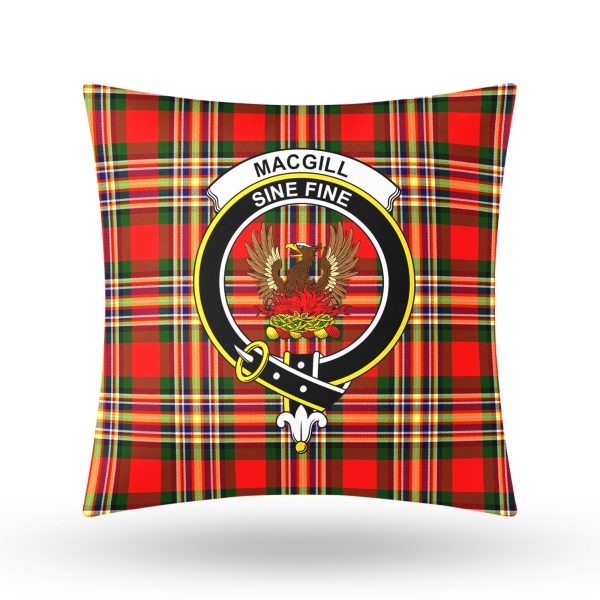 Makgill Tartan Crest Pillow Cover on Sale - Image 3