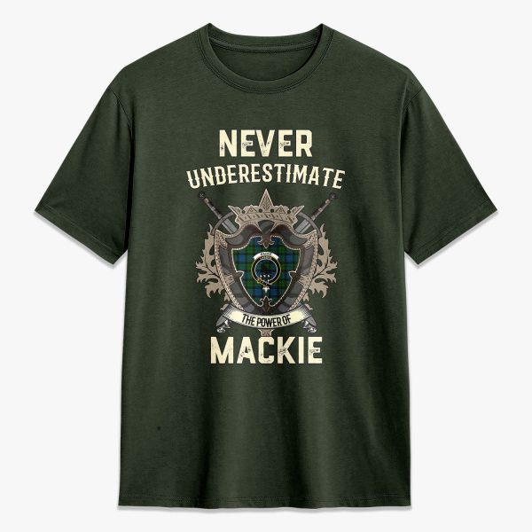 MacKie Tartan Crest 2D T-shirt - Never Underestimate Style Cheap - Image 5