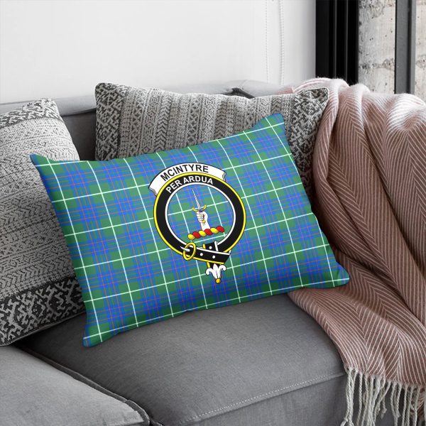 McIntyre Hunting Ancient Tartan Crest Pillow Cover For Discount - Image 5