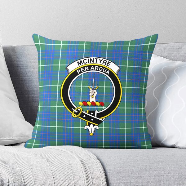 McIntyre Hunting Ancient Tartan Crest Pillow Cover For Discount