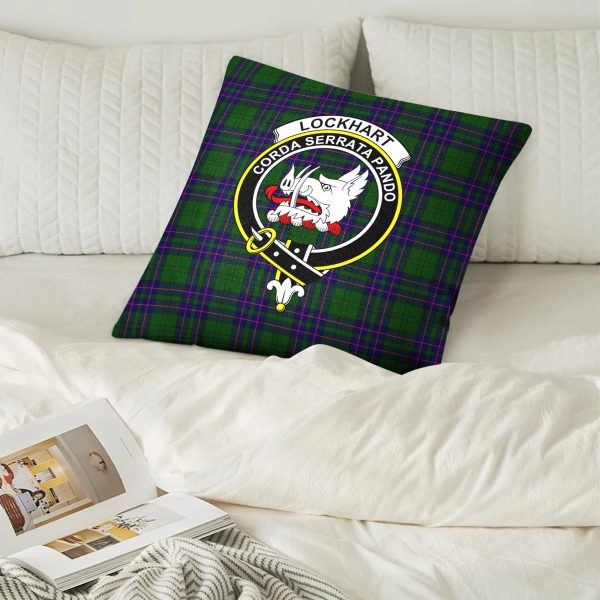 Lockhart Modern Tartan Crest Pillow Cover Online Hot Sale - Image 2