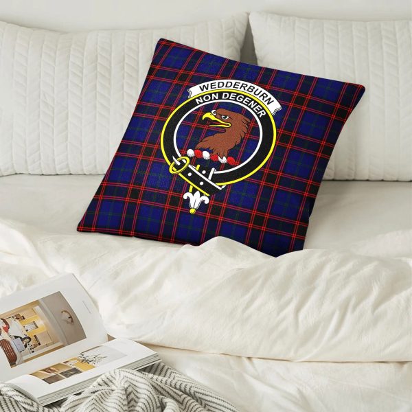 Wedderburn Tartan Crest Pillow Cover Cheap - Image 2