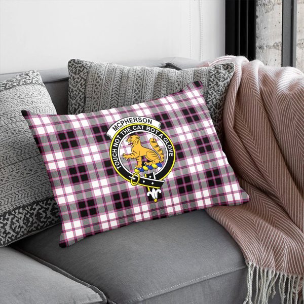 McPherson Hunting Modern Tartan Crest Pillow Cover Cheap - Image 5