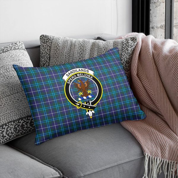 Sandilands Tartan Crest Pillow Cover Sale - Image 5