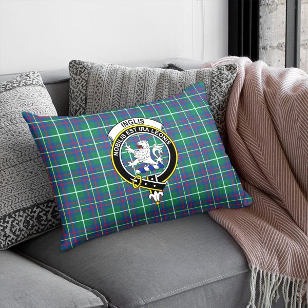 Inglis Ancient Tartan Crest Pillow Cover Sale - Image 5