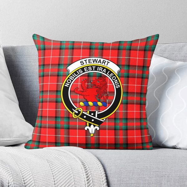Stewart (Stuart) of Bute Tartan Crest Pillow Cover Online